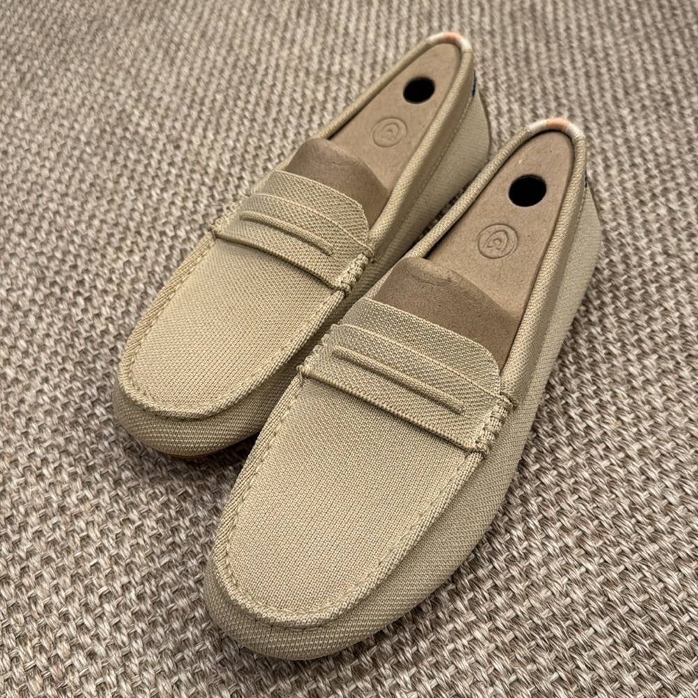 Rothy’s The Driver in Sesame, Size 9 in original box. Worn once.